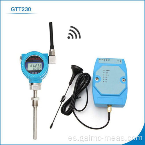 Transmisor de temperatura inalámbrico PT100 SWSN de rosca